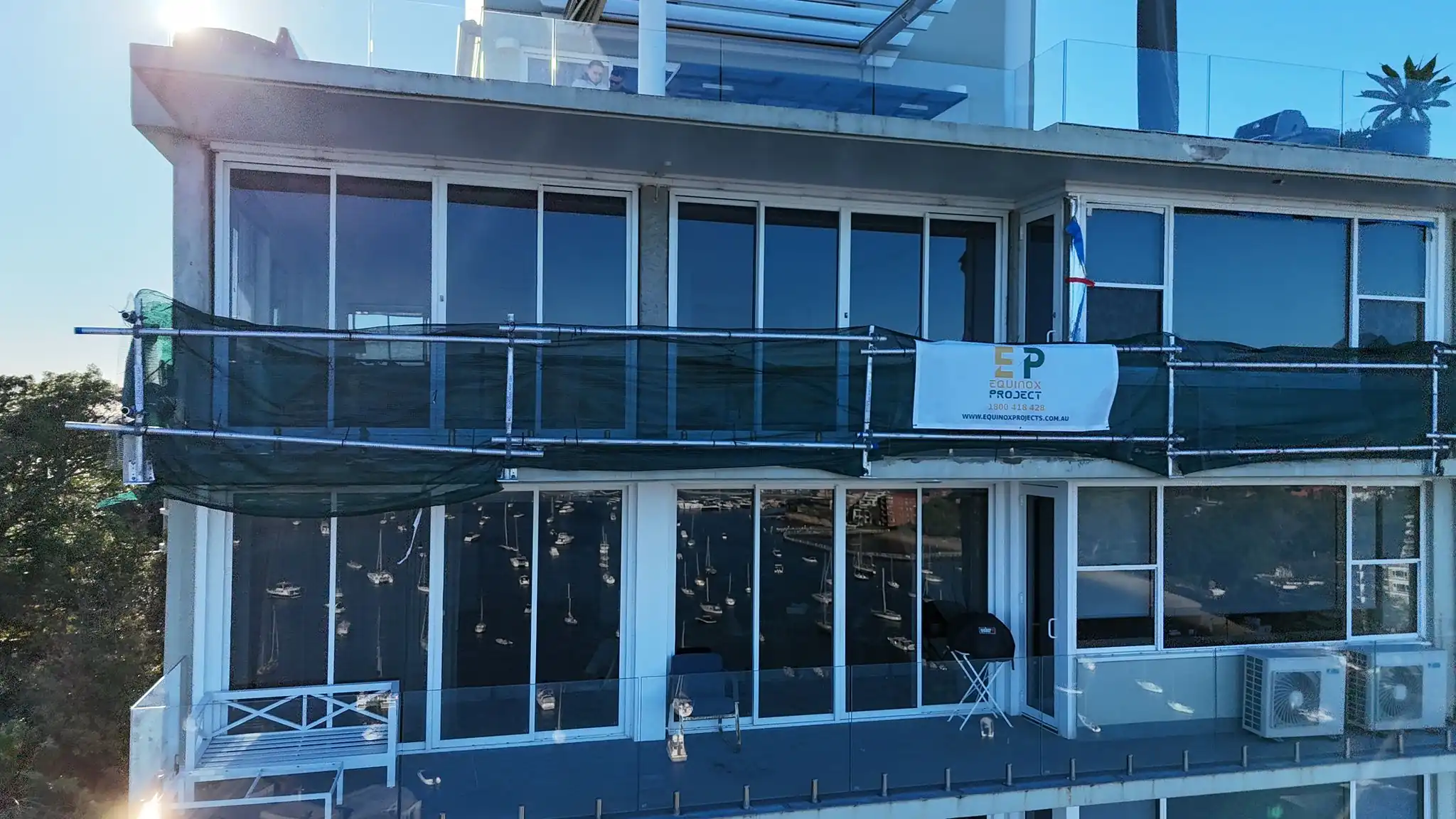 Equinox Projects rope access and facade works — Point Piper